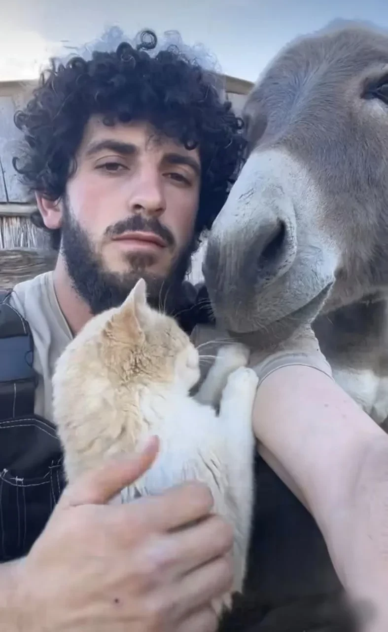 "Следила за родами его кошки, как за сериалом". "Тот самый" фермер из соцсетей Тимур Далгатов снялся в кампейне Ushatava