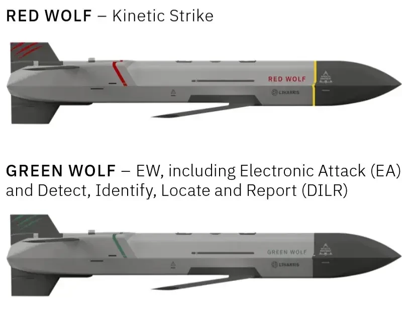 L3Harris представила беспилотники Red Wolf и Green Wolf